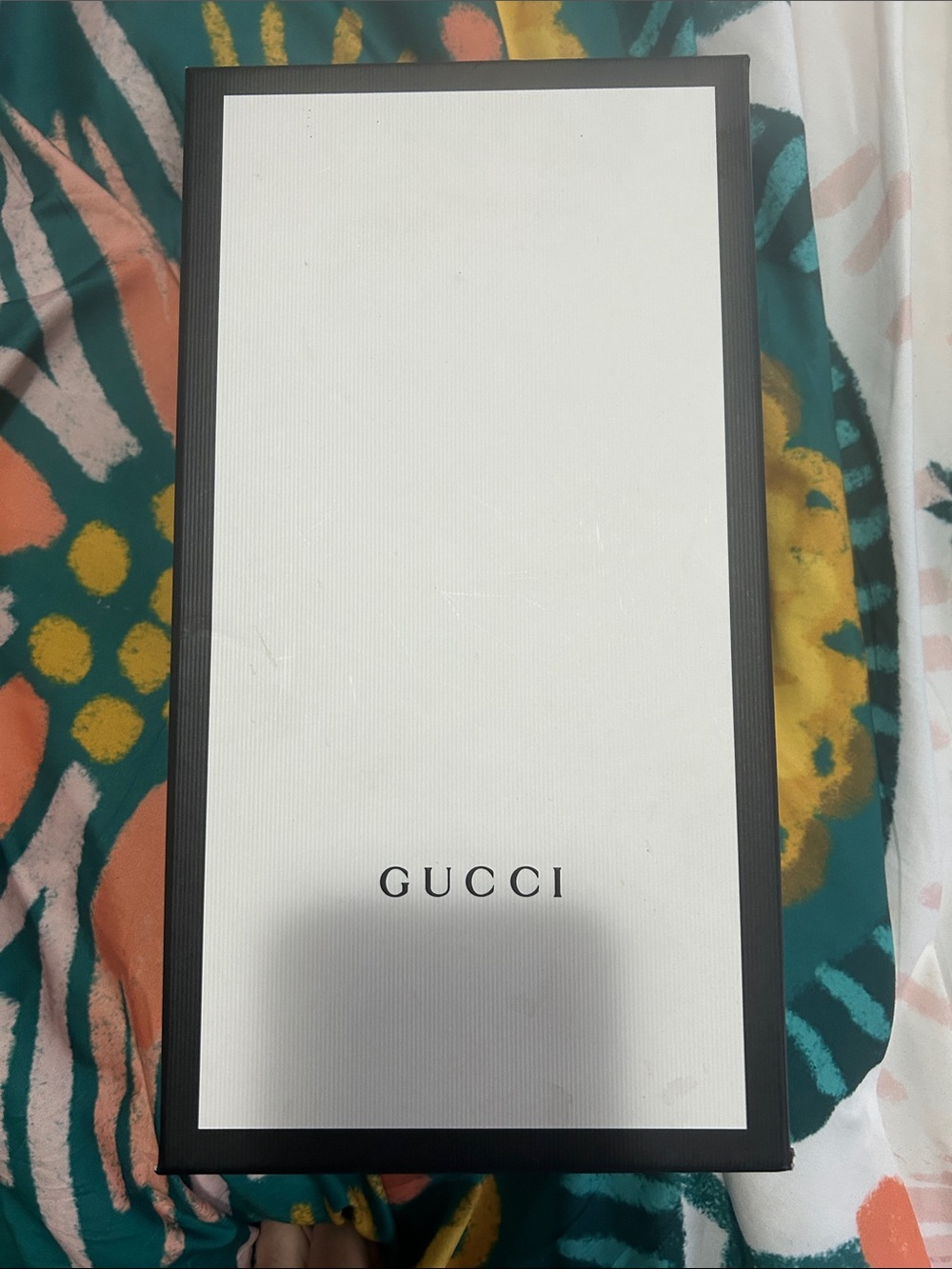 Gucci Black Leather Thong Sandal with Gold Double G - Picture 3 of 8